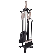 Load image into Gallery viewer, Gymax 5 PCS Hearth Tool Fireplace Set Fire Tools Set
