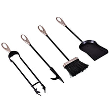 Load image into Gallery viewer, Gymax 5 PCS Hearth Tool Fireplace Set Fire Tools Set