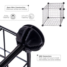 Load image into Gallery viewer, Gymax 12 Cube Grid Wire Organizer Wardrobe Shelves Bookcase DIY