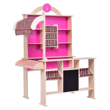 Load image into Gallery viewer, Gymax Wooden Toy Shop Market Shopping Pretend Play Set Toddler Kids Birthday Gift