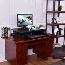 Load image into Gallery viewer, Gymax Height Adjustable Stand Up Desk Computer Workstation Lift Rising Laptop