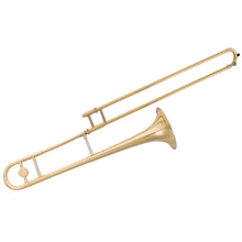 Load image into Gallery viewer, Gymax B Flat Trombone Gold Brass with Mouthpiece Case Gloves for Beginners Students