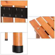 Load image into Gallery viewer, Gymax Folding Wood Roll Up Table Camping Picnic Outdoor