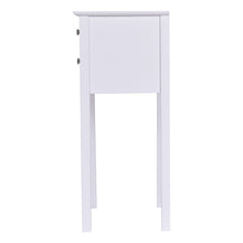 Load image into Gallery viewer, Gymax Side Table End Accent Table Night Stand W/ 2 Drawers Furniture White