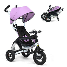 Load image into Gallery viewer, Gymax 6-In-1 Kids Baby Stroller Tricycle Detachable Learning Toy Bike w/ Canopy Bag