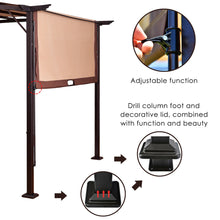 Load image into Gallery viewer, Gymax 12' x 9' Pergola Kit Metal Frame Gazebo Canopy Cover Patio Shelter