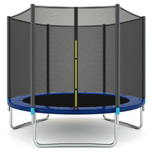 Load image into Gallery viewer, Gymax 8 FT Trampoline Combo Bounce Jump Safety Enclosure Net W/Spring Safety Pad