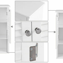 Load image into Gallery viewer, Gymax Bathroom Wall Storage Cabinet Double Doors Shelves Kitchen Medicine Organizer