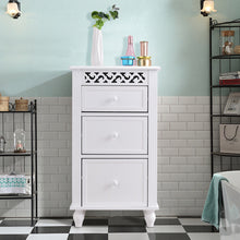 Load image into Gallery viewer, Gymax Bathroom Floor Cabinet Chest Storage Organizer Shelf Wood Kitchen Collection
