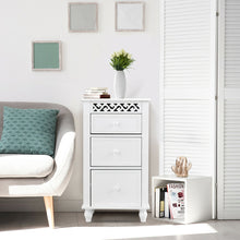 Load image into Gallery viewer, Gymax Bathroom Floor Cabinet Chest Storage Organizer Shelf Wood Kitchen Collection