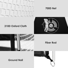 Load image into Gallery viewer, Gymax Portable 10' Golf Practice Set Golf Hitting Net Cage w Target Bag Ball Grass Mat