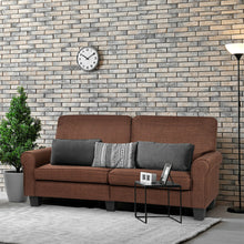 Load image into Gallery viewer, Gymax Sofa Couch Loveseat Fabric Upholstered Curved Armrest Home Living Room Furniture