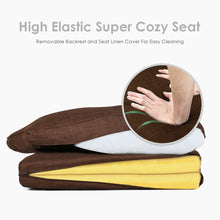 Load image into Gallery viewer, Gymax Sofa Couch Loveseat Fabric Upholstered Curved Armrest Home Living Room Furniture