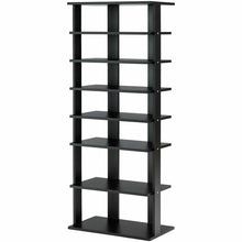 Load image into Gallery viewer, Gymax 7-Tier Dual Shoe Rack Practical Free Standing Shelves Storage Shelves Concise