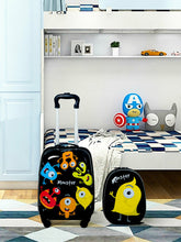 Load image into Gallery viewer, Gymax 2PC Kids Luggage Set Backpack & Rolling Suitcase for School Travel ABS