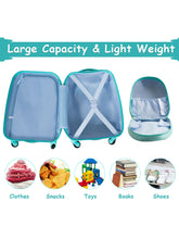 Load image into Gallery viewer, Gymax 2PC Kids Luggage Set Backpack & Rolling Suitcase Travel ABS Flamingos