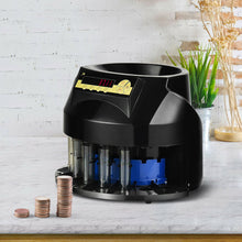 Load image into Gallery viewer, Gymax Electric Auto Coin Sorter Dispenser Counting Batching w/Coin Tubes & LED Display