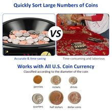 Load image into Gallery viewer, Gymax Electric Auto Coin Sorter Dispenser Counting Batching w/Coin Tubes & LED Display