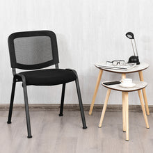 Load image into Gallery viewer, Gymax Set of 5 Conference Chair Mesh Back Office Waiting Room Guest Reception Black