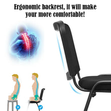 Load image into Gallery viewer, Gymax Set of 5 Conference Chair Mesh Back Office Waiting Room Guest Reception Black