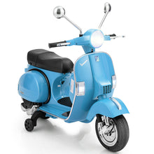 Load image into Gallery viewer, Gymax 6V Kids Ride On Vespa Scooter Motorcycle w/ Training Wheel & Headlight