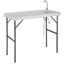 Load image into Gallery viewer, Gymax Portable Fish Hunting Cleaning Cutting Table Folding Camping