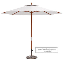 Load image into Gallery viewer, Gymax Patio Outdoor Round Umbrella Base Stand Cast Iron