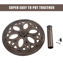 Load image into Gallery viewer, Gymax Patio Outdoor Round Umbrella Base Stand Cast Iron