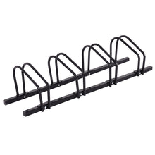 Load image into Gallery viewer, Gymax 4 Bike Bicycle Stand Parking Garage Storage Cycling Rack Black