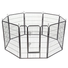 Load image into Gallery viewer, Gymax 40'' 8 Panel Pet Puppy Dog Playpen Door Exercise Kennel Fence Metal