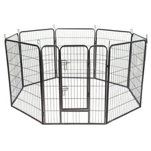 Load image into Gallery viewer, Gymax 40'' 8 Panel Pet Puppy Dog Playpen Door Exercise Kennel Fence Metal