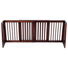 Load image into Gallery viewer, Gymax Folding Adjustable 3 Panel Wood Pet Dog Slide Gate Safety Fence