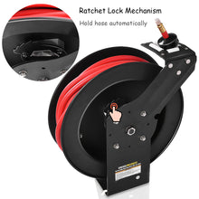 Load image into Gallery viewer, Gymax 3/8'' x 50' Auto Rewind Retractable Air Hose Reel Compressor 300 PSI