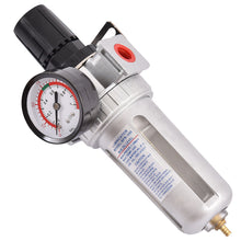 Load image into Gallery viewer, Gymax SFR300 3/8'' Air Pressure Regulator Filter Water Separator with Pressure Gauge