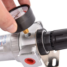 Load image into Gallery viewer, Gymax SFR300 3/8'' Air Pressure Regulator Filter Water Separator with Pressure Gauge