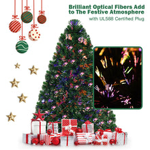 Load image into Gallery viewer, Gymax Pre-Lit 3' Artificial Christmas Tree Fiber Optic PVC Tips Plastic Stand