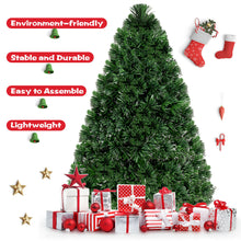 Load image into Gallery viewer, Gymax Pre-Lit Fiber Optic 3' Artificial Christmas Tree PVC Tips Plastic Stand