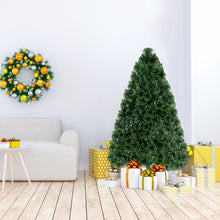 Load image into Gallery viewer, Gymax Fiber Optic 4'Artificial Christmas Tree PVC Material Metal Stand Holidy Decoration