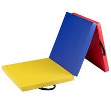 Load image into Gallery viewer, Gymax 6'x2' Fitness Exercise Tri-Fold Gymnastics Mat Colorful