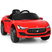 Load image into Gallery viewer, Gymax 12V Maserati Licensed Kids Ride on Car w/ RC Remote Control Led Lights MP3