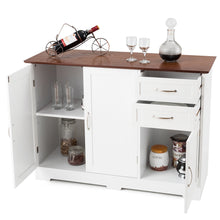 Load image into Gallery viewer, Gymax Buffet Storage Cabinet Console Table Kitchen Sideboardd Home Furni W/2 Drawers