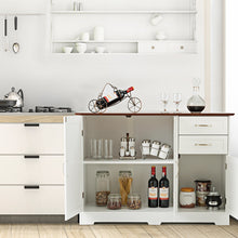 Load image into Gallery viewer, Gymax Buffet Storage Cabinet Console Table Kitchen Sideboardd Home Furni W/2 Drawers