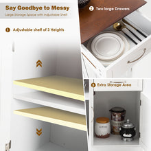 Load image into Gallery viewer, Gymax Buffet Storage Cabinet Console Table Kitchen Sideboardd Home Furni W/2 Drawers