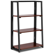 Load image into Gallery viewer, Gymax 3 Tier Folding Ladder Bookcase Multifunctional Plant Flower Display Stand Shelf