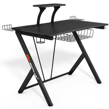 Load image into Gallery viewer, Gymax Gaming Desk Computer Desk PC Table Workstation with Headphone Hook & Cup Holder