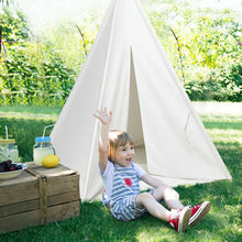 Load image into Gallery viewer, Gymax 5.5ft Portable Cotton Kids' Play Tent Indian Tent Game Sleeping House Boys Girls