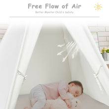 Load image into Gallery viewer, Gymax 5.5ft Portable Cotton Kids' Play Tent Indian Tent Game Sleeping House Boys Girls