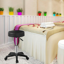 Load image into Gallery viewer, Gymax 1 PC Adjustable Hydraulic Rolling Swivel Bar Stool Massage Spa Beauty Seat Black