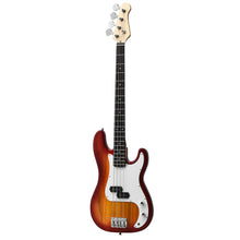 Load image into Gallery viewer, Gymax Full Size Electric Bass Guitar 4 String with Strap Guitar Bag Amp Cord Red New