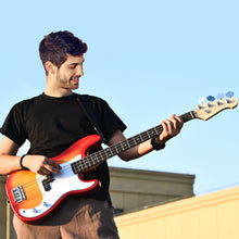 Load image into Gallery viewer, Gymax Full Size Electric Bass Guitar 4 String with Strap Guitar Bag Amp Cord Red New